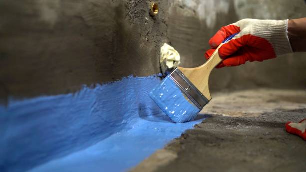Commercial Basement Waterproofing project at a Parkville, MD business property by SJ Waterproofing Pros